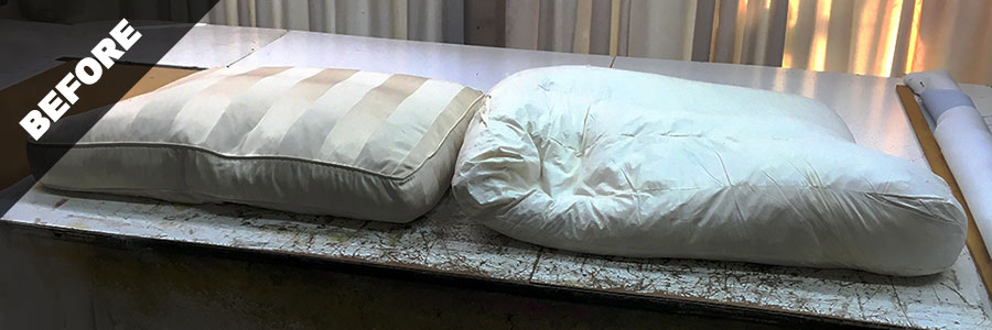 cushion before replacement foam